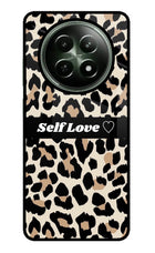 Leopard Print Self Love Realme 12x 5G Glass Case