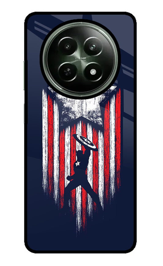 Captain America Marvel Art Realme 12x 5G Glass Case
