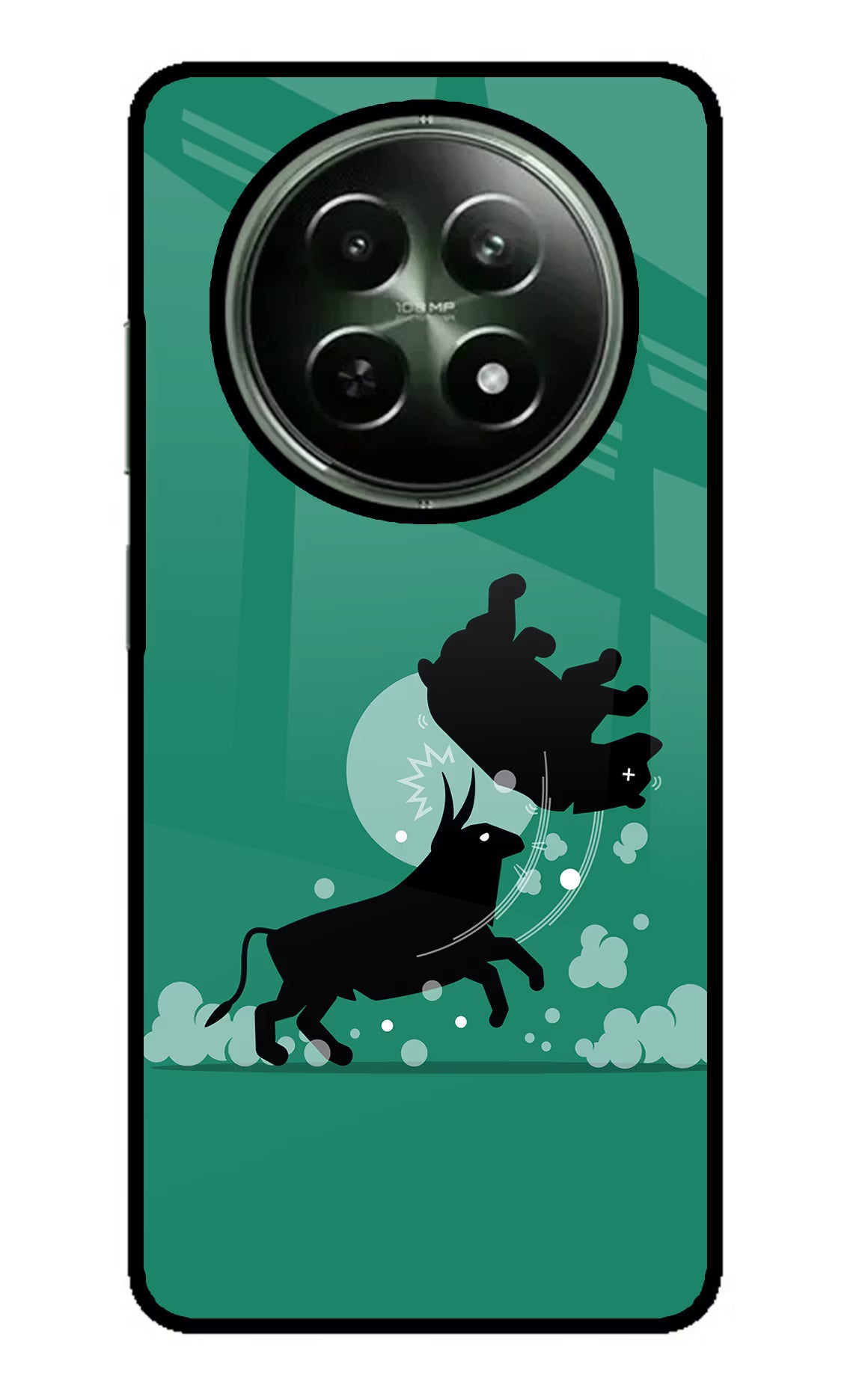 Bull Conqueror Realme 12x 5G Glass Case