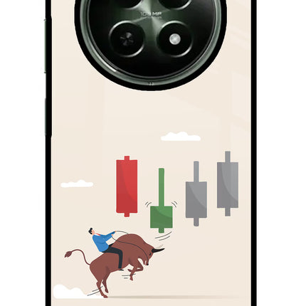 Bull Trading Momentum Realme 12x 5G Glass Case