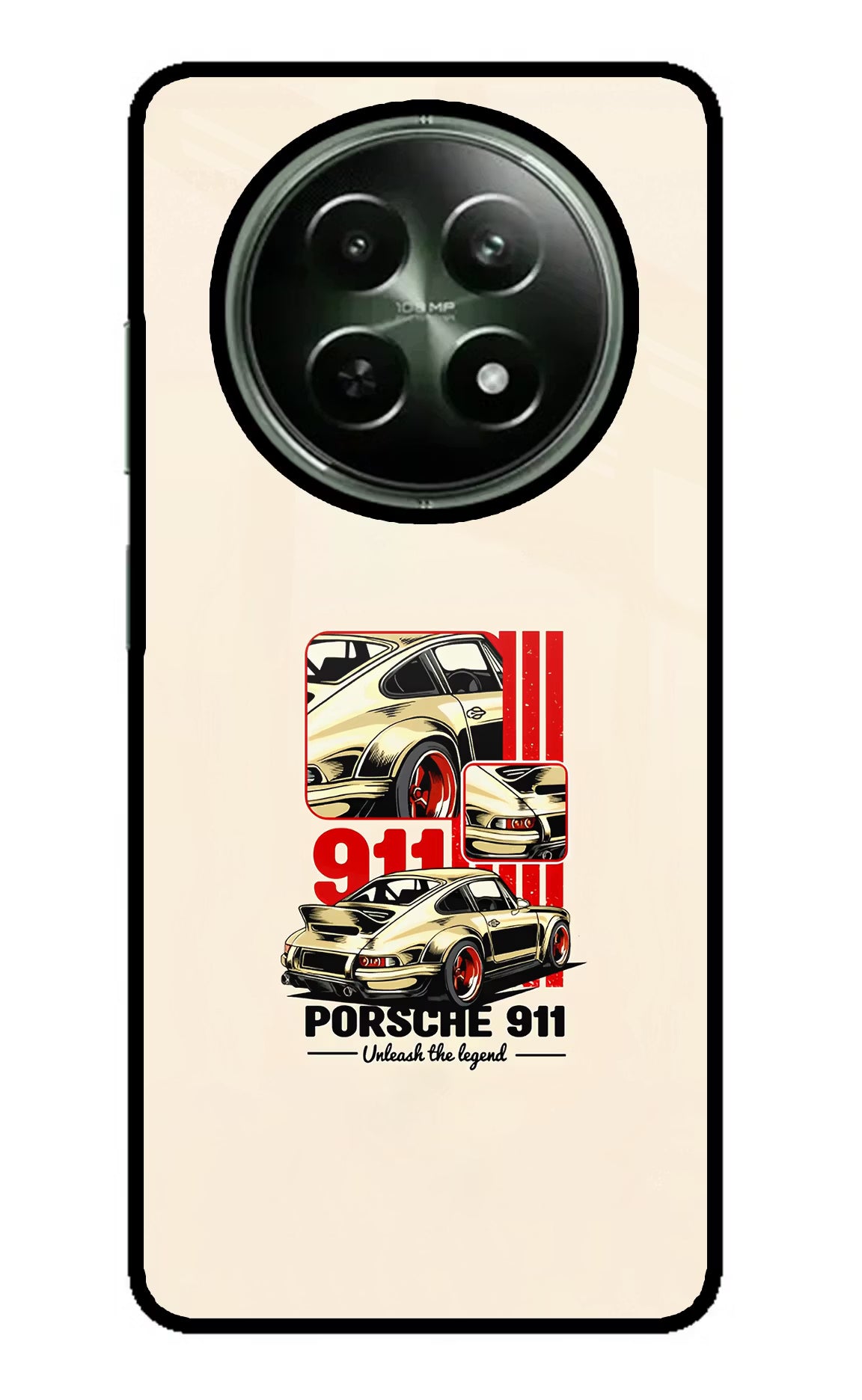 Classic Porsche 911 Realme 12x 5G Glass Case