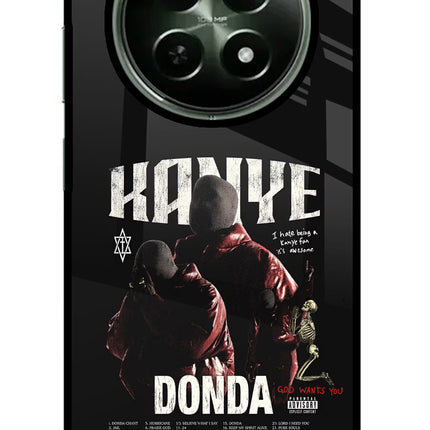 Donda Kanye West Realme 12x 5G Glass Case