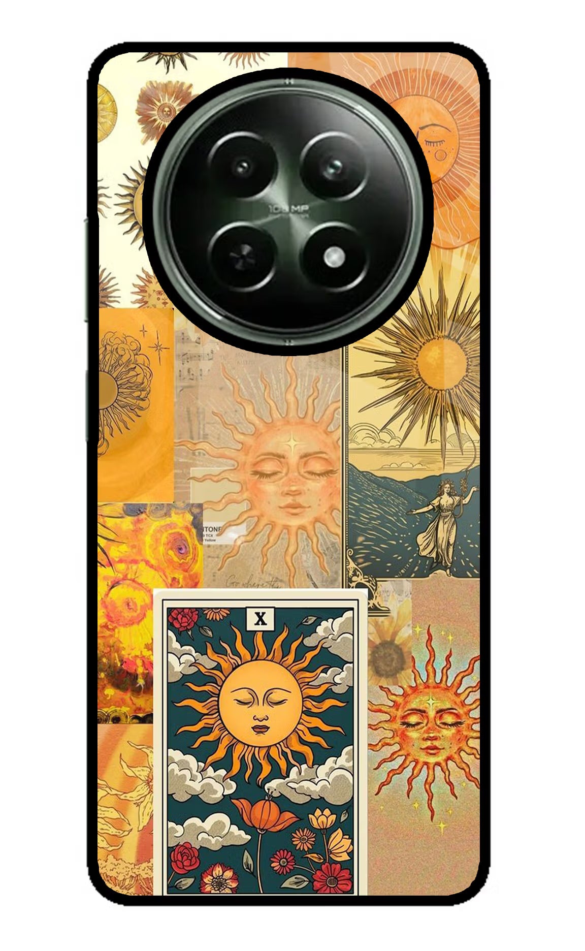 Sun Realme 12x 5G Glass Case Back Cover by Casekaro