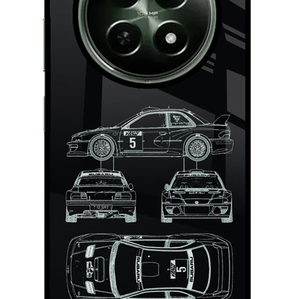 WRC'99 Realme 12x 5G Glass Case Back Cover by Casekaro