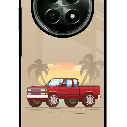 Desert Classic Drive Realme 12x 5G Glass Case