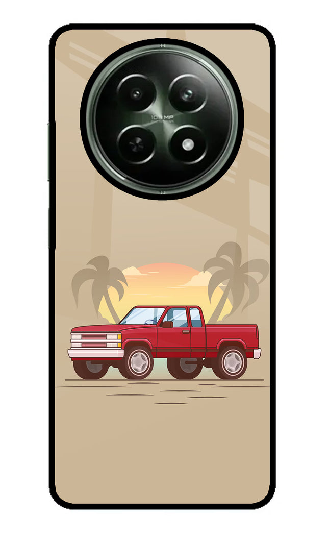 Desert Classic Drive Realme 12x 5G Glass Case