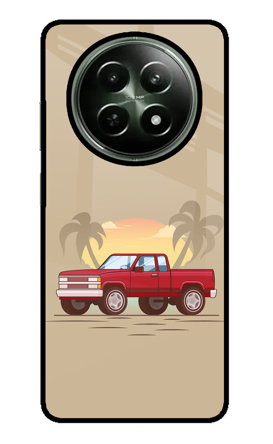 Desert Classic Drive Realme 12x 5G Back Cover, Metal case