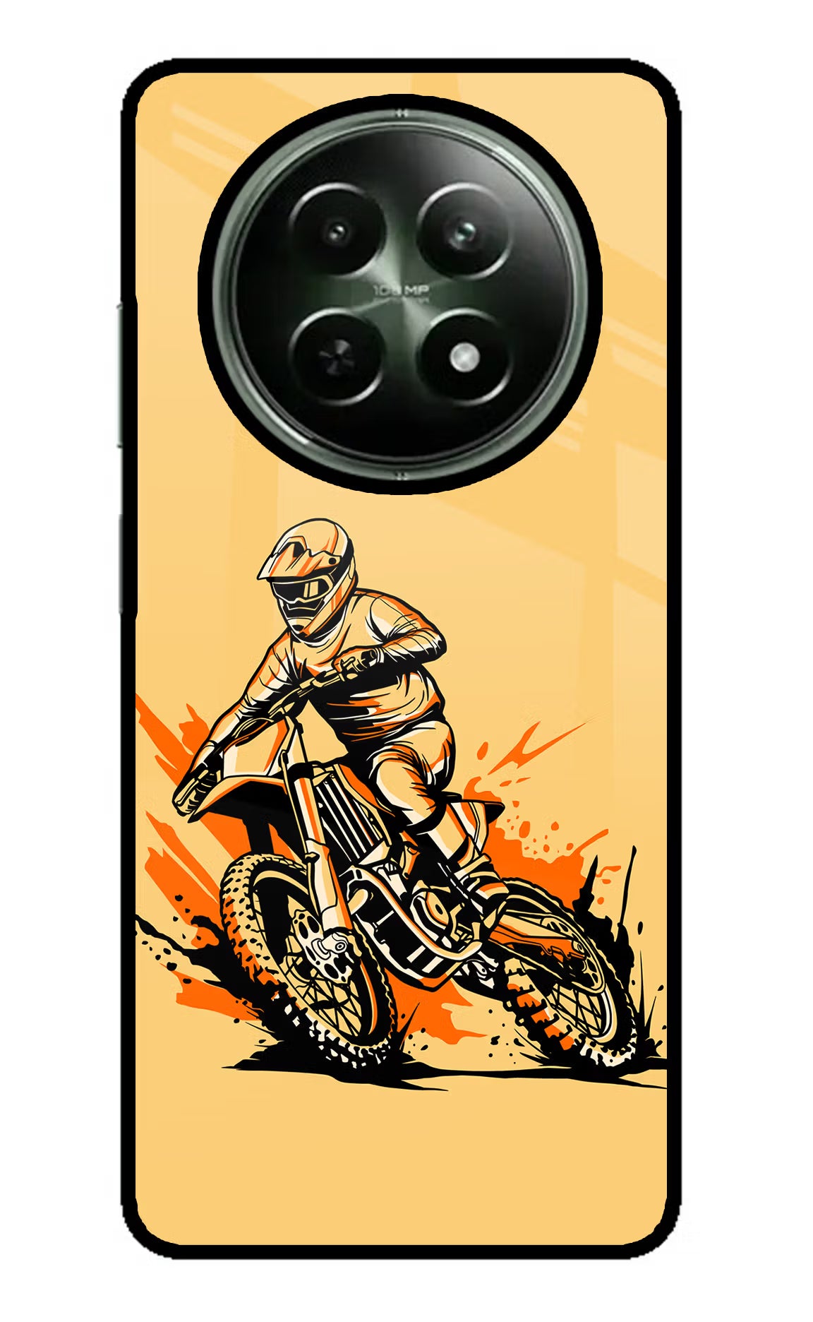 Off-Road Fury Realme 12x 5G Glass Case Back Cover by Casekaro