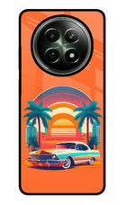 Palm Drive 80s Realme 12x 5G Glass Case