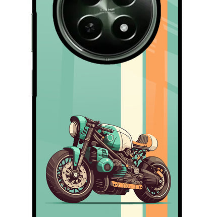 Striped Moto Drift Realme 12x 5G Glass Case