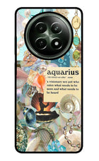 Aquarius Zodiac Realme 12x 5G Glass Case