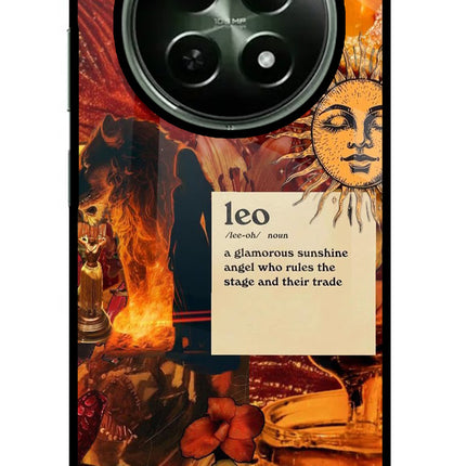 Leo Zodiac Realme 12x 5G Glass Case
