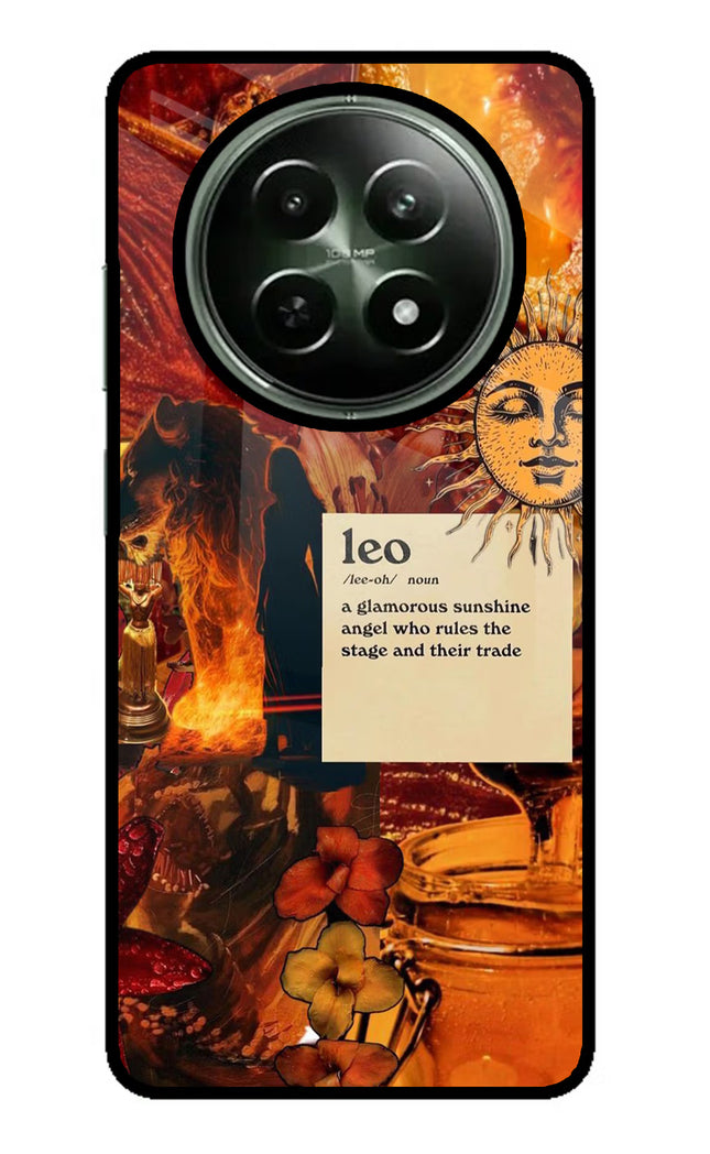 Leo Zodiac Realme 12x 5G Glass Case