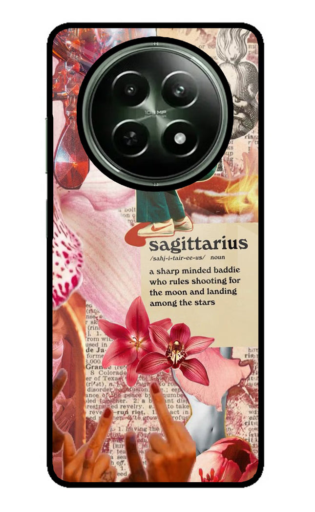 Sagittarius Zodiac Realme 12x 5G Glass Case