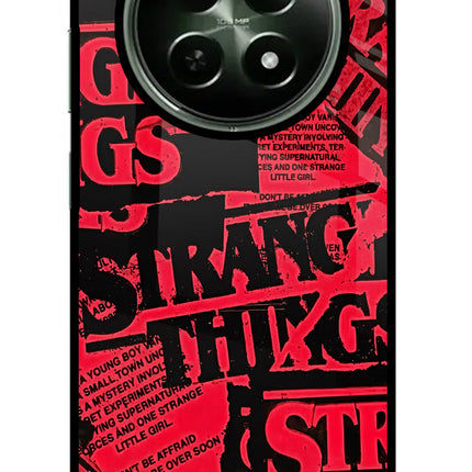 Ordinary Things Realme 12x 5G Glass Case Back Cover by Casekaro