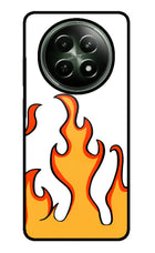 Fired Up – White Realme 12x 5G Glass Case