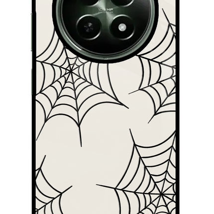 Spider Web Realme 12x 5G Glass Case