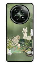 Aesthetic anime Realme 12x 5G Glass Case