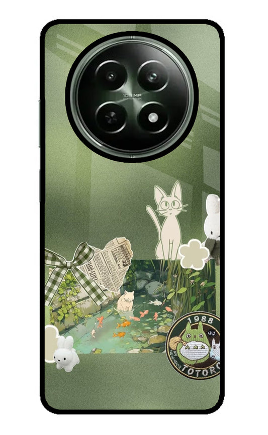 Aesthetic anime Realme 12x 5G Glass Case