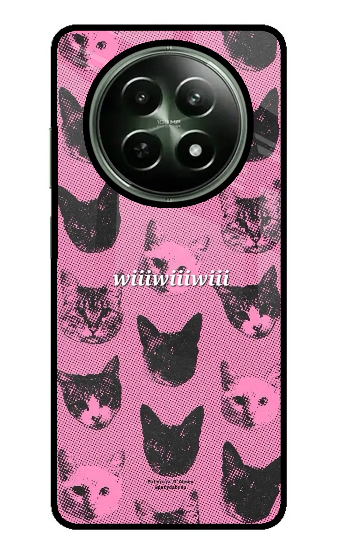 Pink Cats Realme 12x 5G Glass Case