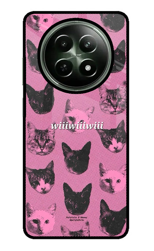 Pink Cats Realme 12x 5G Glass Case