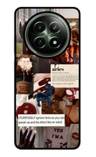 Zodiac Aries Realme 12x 5G Glass Case