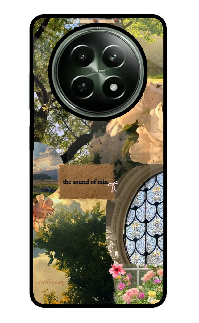 Rain Realme 12x 5G Glass Case