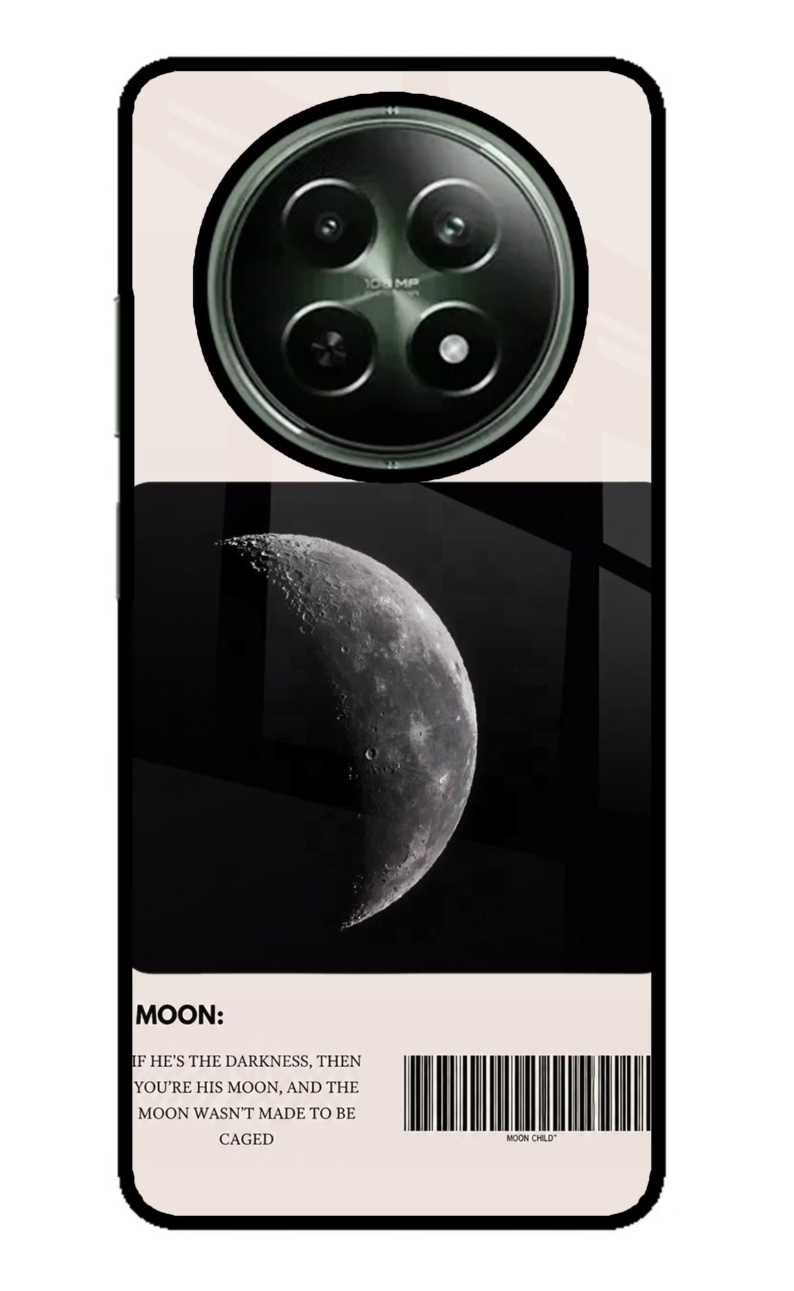 Moon Phase Realme 12x 5G Glass Case