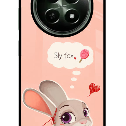 Judy Charm Realme 12x 5G Glass Case Back Cover by Casekaro