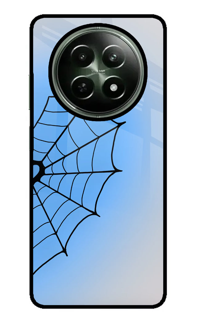 Blue Web Realme 12x 5G Glass Case