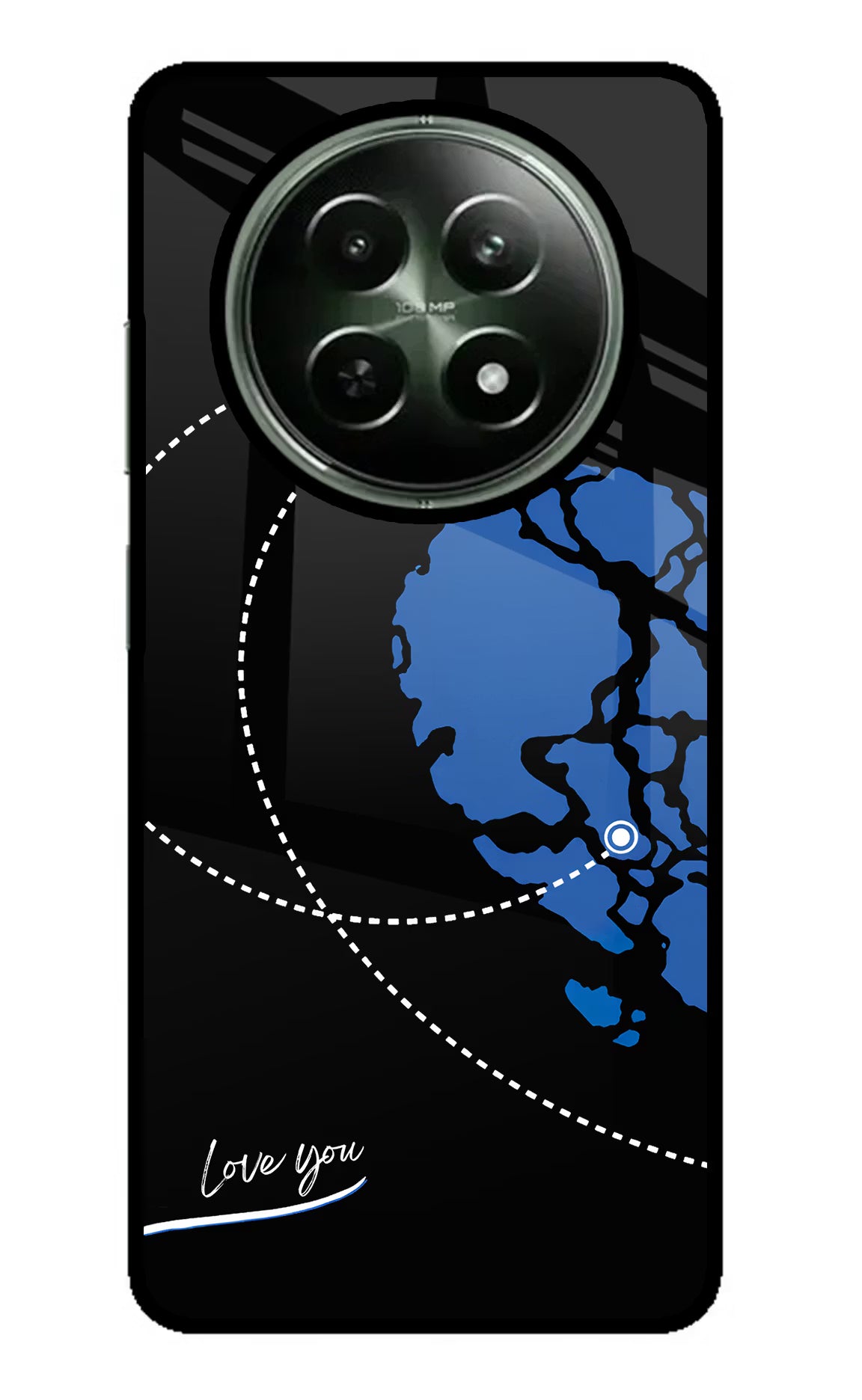 Love Orbit Realme 12x 5G Glass Case