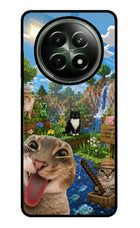Minecraft Cat Chaos Realme 12x 5G Glass Case