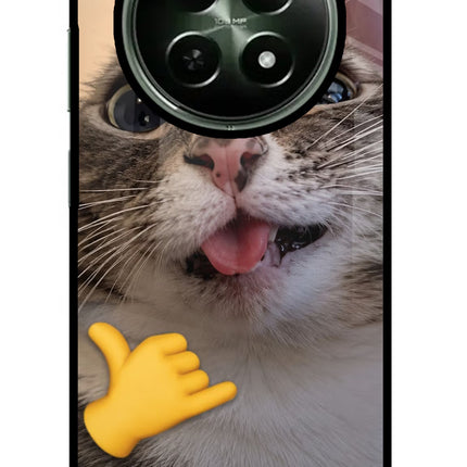 Silly Cat Call Realme 12x 5G Glass Case