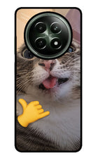 Silly Cat Call Realme 12x 5G Glass Case