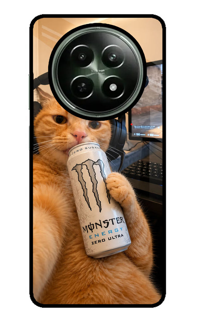 Gamer Cat Energy Realme 12x 5G Glass Case