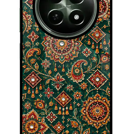 Green Pataka Realme 12x 5G Glass Case