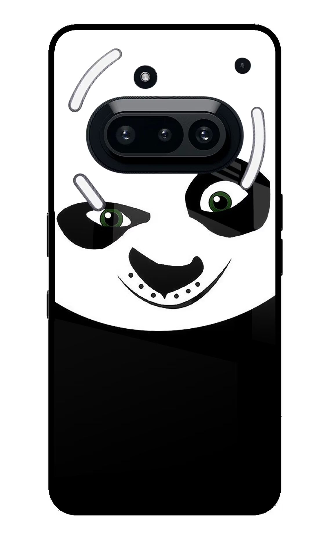 Panda Nothing Phone 3A Glass Case Back Cover by Casekaro