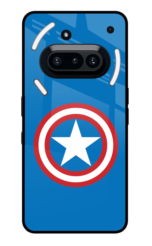 Captain America Logo Nothing Phone 3A Glass Case