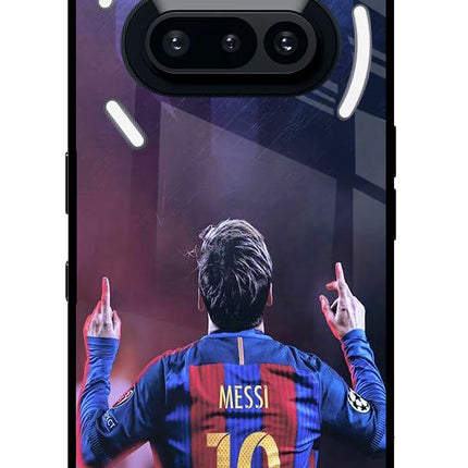 Messi Nothing Phone 3A Glass Case