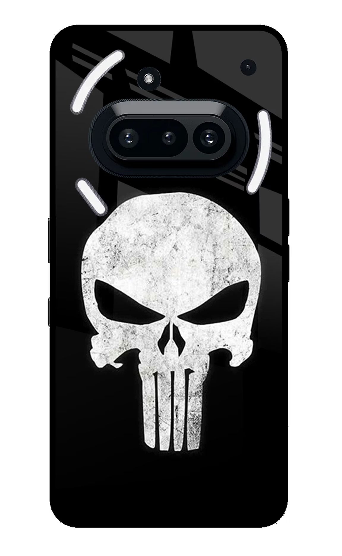 Punisher Skull Nothing Phone 3A Glass Case