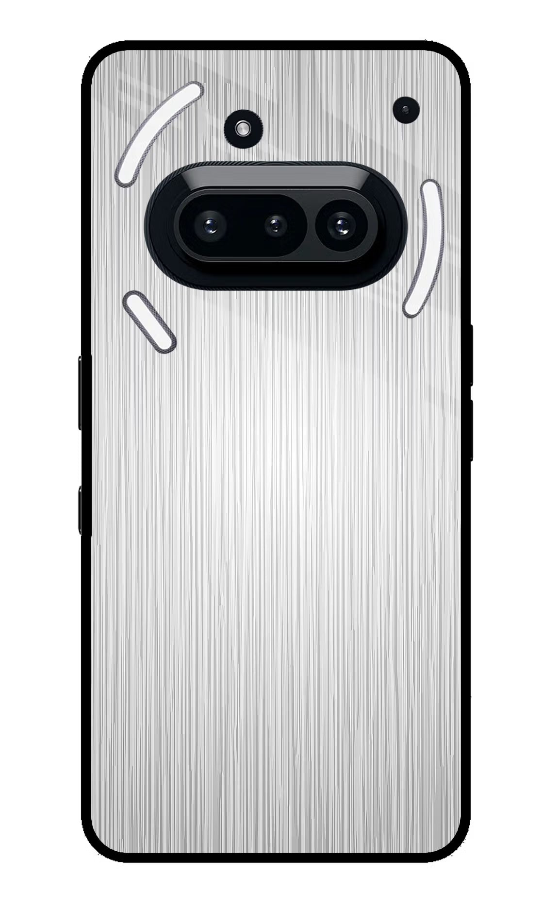 Wooden Grey Texture Nothing Phone 3A Glass Case