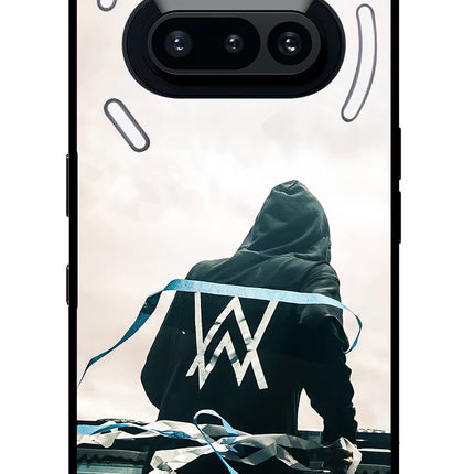 Alan Walker Nothing Phone 3A Glass Case Back Cover by Casekaro