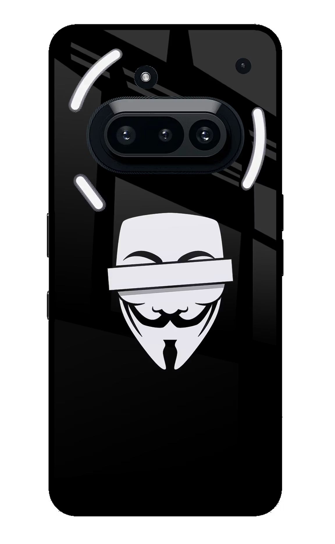 Anonymous Face Nothing Phone 3A Glass Case