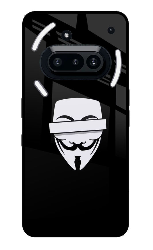 Anonymous Face Nothing Phone 3A Glass Case