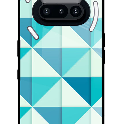 Abstract Nothing Phone 3A Glass Case Back Cover by Casekaro