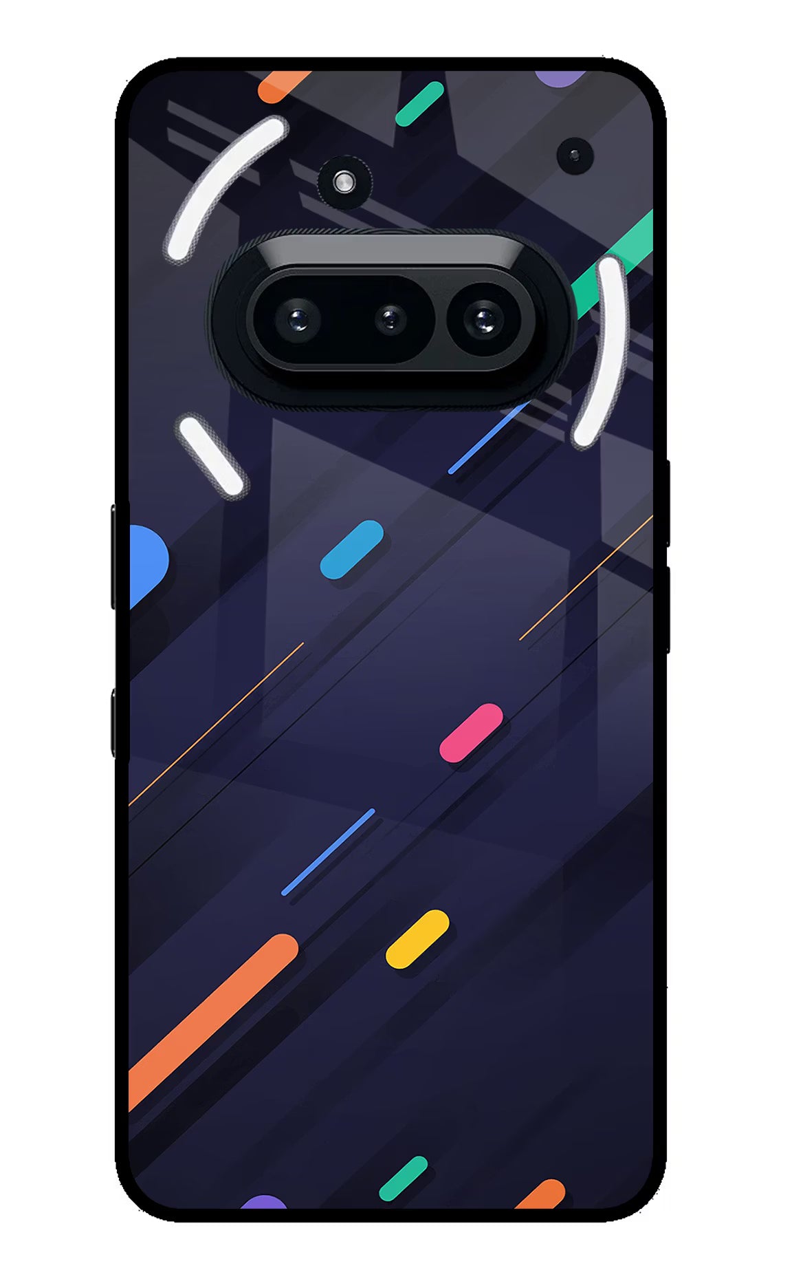 Abstract Design Nothing Phone 3A Glass Case Back Cover by Casekaro