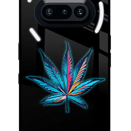 Weed Nothing Phone 3A Glass Case