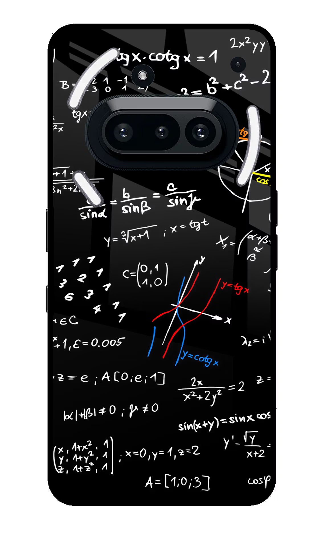 Mathematics Formula Nothing Phone 3A Glass Case Back Cover by Casekaro