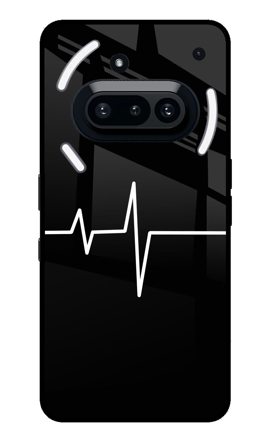Heart Beats Nothing Phone 3A Glass Case