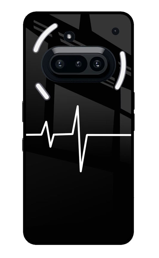 Heart Beats Nothing Phone 3A Glass Case